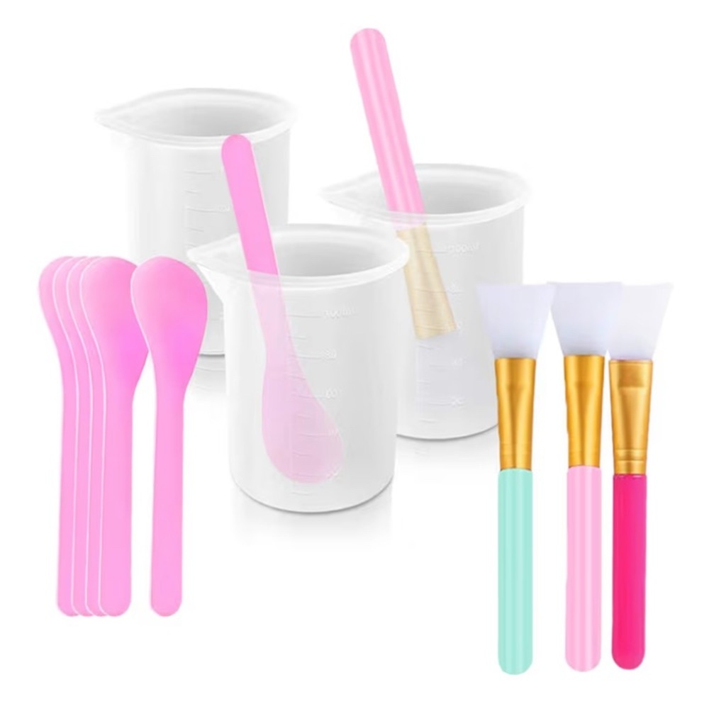 Reusable Resin Kit Mixing Cups Tool Sets